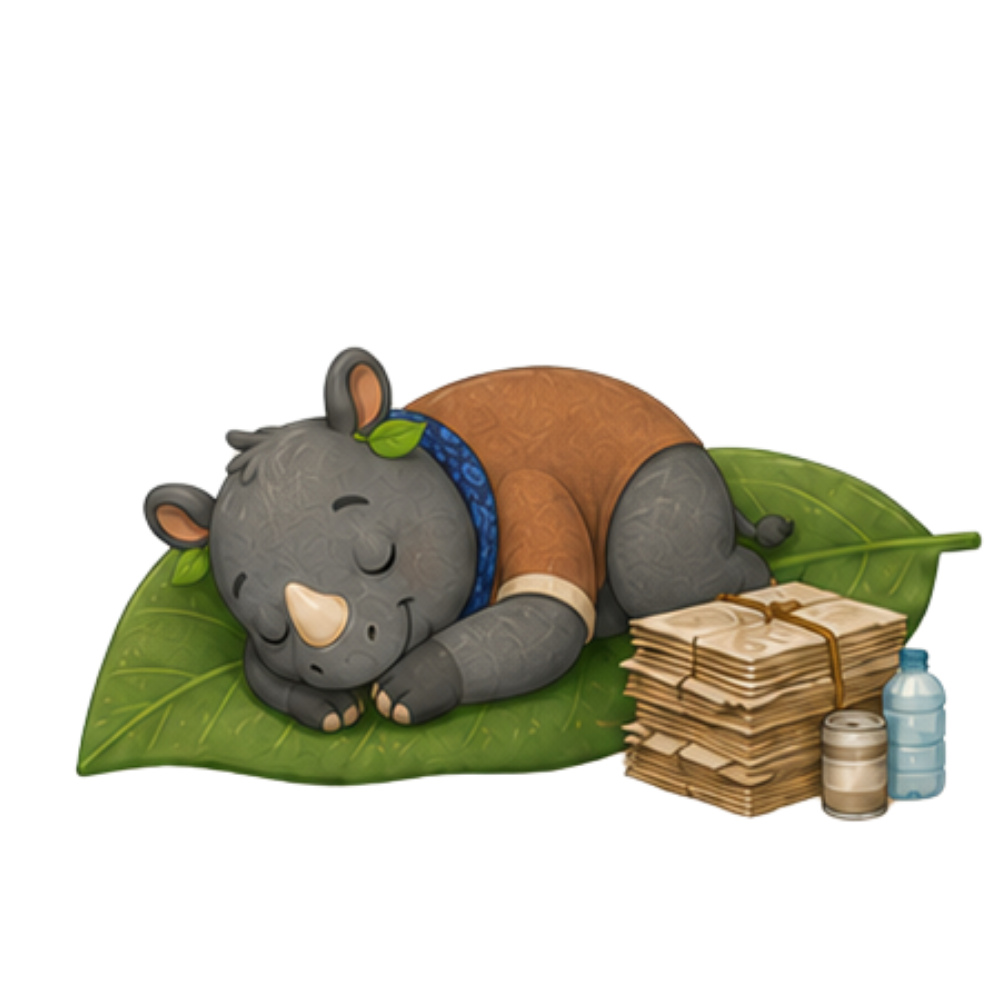 Maskot Bank Sampah Sindangheula