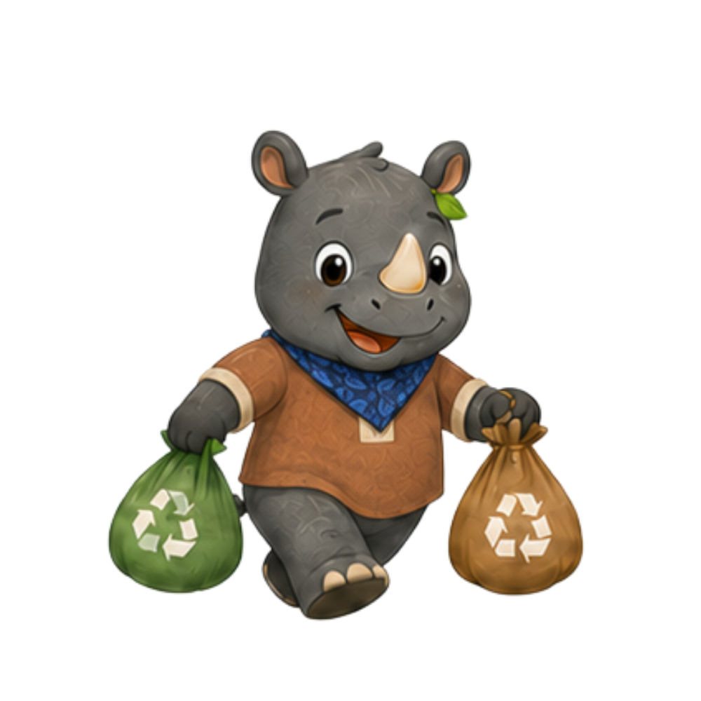 Maskot Bank Sampah Sindangheula