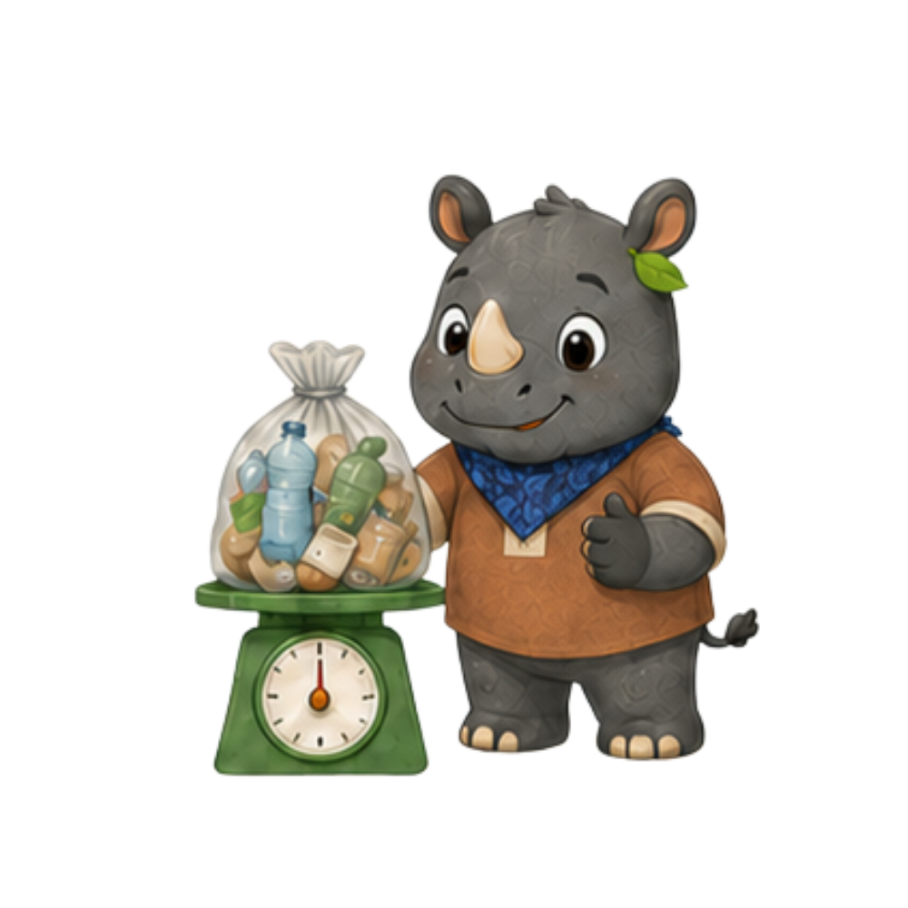 Maskot Bank Sampah Sindangheula